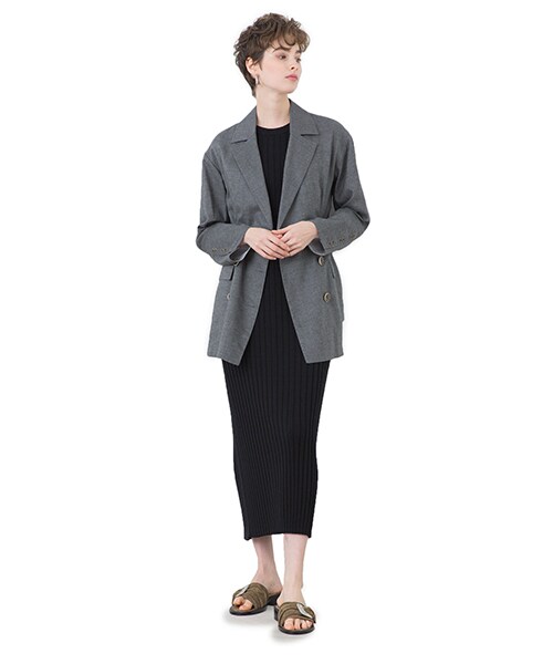 Uhr（ウーア）の「【1/30入荷予定】リネンダブルブレストジャケット 