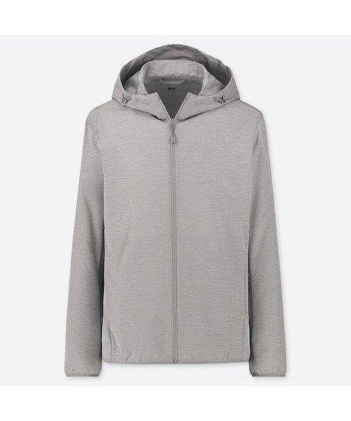 UNIQLO（ユニクロ）の「ポケッタブルパーカ（ブルゾン・メンズ・LIGHT GRAY 02/RED 16/GRAY 03/BLUE 64/NAVY 69/GREEN 55/BLACK 09・L/3XL/4XL/XL/M/XXL/S/XS）」の3枚目の写真