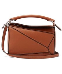 LOEWE | Loewe - Puzzle Mini Grained Leather Cross Body Bag - Womens - Tan(ショルダーバッグ)