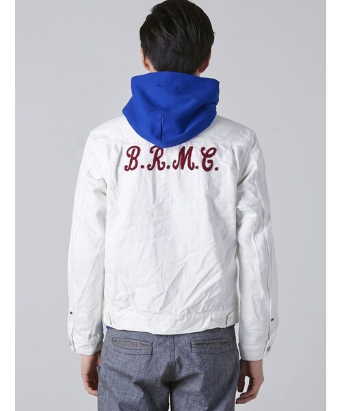 schott（ショット）の「Schott(ショット)セルべージホワイトデニム ジャケット（ジャケット/アウター・メンズ・WHITE・S/M/L）」の6枚目の写真