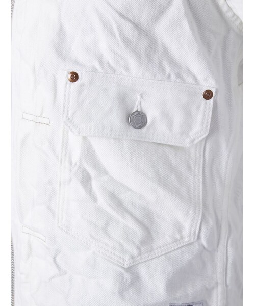 schott（ショット）の「Schott(ショット)セルべージホワイトデニム ジャケット（ジャケット/アウター・メンズ・WHITE・S/M/L）」の11枚目の写真