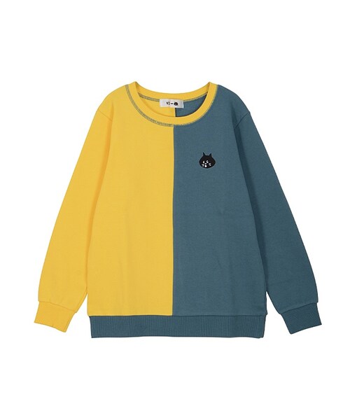 にゃー（ニャー）の「にゃー / S にゃーカラーブロック裏毛