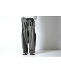 my beautiful landlet | My Beautiful Landlet ツイルウールコクーン紐ビッグパンツ(その他パンツ)