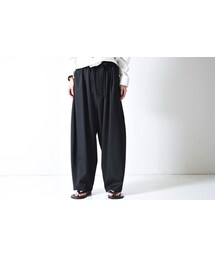 my beautiful landlet | My Beautiful Landlet ツイルウールコクーン紐ビッグパンツ(その他パンツ)