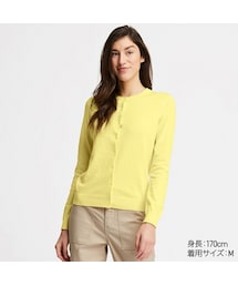UNIQLO | UVカットスーピマコットンクルーネックカーディガン（長袖）(カーディガン/ボレロ)