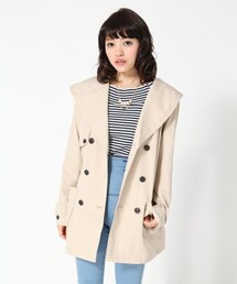 Heather | ユルフードトレンチ(ジャケット/アウター)