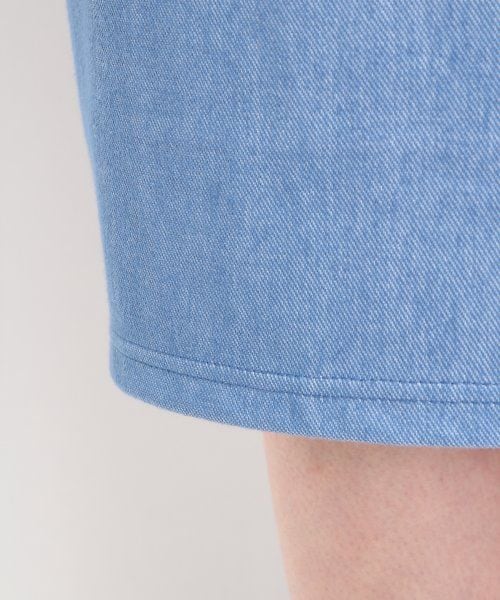 LOWRYS FARM（ローリーズファーム）の「ＦベーシックBOXヒザスカート（スカート・レディース・ブラック/ブルー・Ｌ/Ｍ）」の7枚目の写真