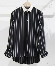 CULLNI（クルニ）の「【3/20入荷予定】ストライプクレリックシャツ