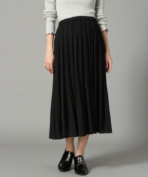 LOWRYS FARM（ローリーズファーム）の「ケシプリーツスカート（スカート・オフ/ブラック）」の2枚目の写真