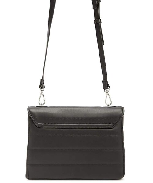 FOREVER 21（フォーエバー トゥエンティーワン）の「Forever 21 Quilted Faux Leather Crossbody（ショルダーバッグ・レディース・Black/Yellow・One Size）」の11枚目の写真