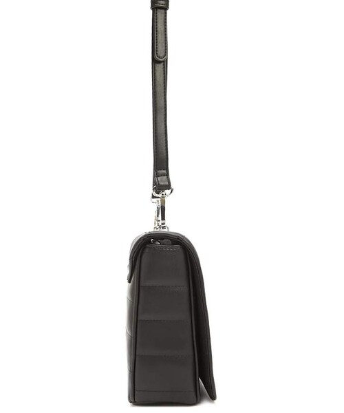 FOREVER 21（フォーエバー トゥエンティーワン）の「Forever 21 Quilted Faux Leather Crossbody（ショルダーバッグ・レディース・Black/Yellow・One Size）」の12枚目の写真