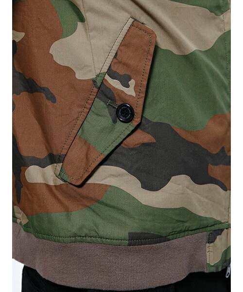 Johnbull Private labo（ジョンブルプライベートラボ）の「ジップアップブルゾン（12357）（トップス・メンズ・カモフラージュ/レッド/ネイビー・S/M/L）」の7枚目の写真