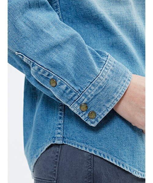Johnbull Private labo（ジョンブルプライベートラボ）の「ウエスタンシャツ（AS749）（トップス・レディース・ブリーチ/ユーズド・S/M）」の8枚目の写真