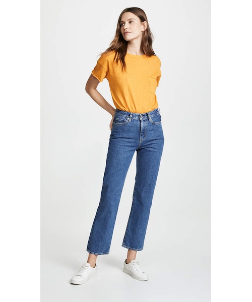 Simon Miller（サイモン・ミラー）の「Simon Miller High Rise Straight Crop Jeans（デニムパンツ・レディース・Blue・23/24/25/26/27/28/29/30/31/32）」の3枚目の写真