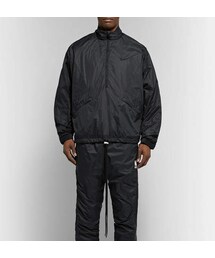 New Nike X Fear of God NRG Parka Metallic Silver Jacket Size