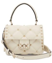 VALENTINO | Valentino - Candystud Quilted Leather Cross Body Bag - Womens - Ivory(ショルダーバッグ)