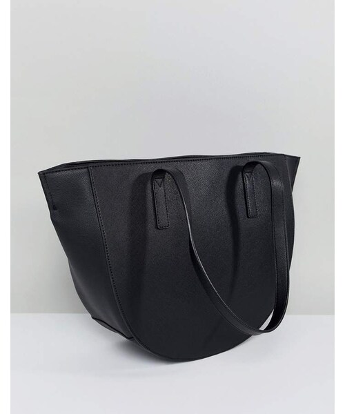 Accessorize（アクセサライズ）の「Accessorize structured winged tote bag in black