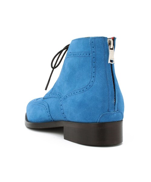 GUILD PRIME（ギルドプライム）の「【LOVELESS】MENS ネイビースウェードウィングチップブーツ（シューズ・メンズ・ブルー・25.0cm/25.5cm/26.0cm/26.5cm/27.0cm）」の3枚目の写真