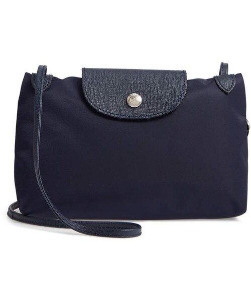 LONGCHAMP（ロンシャン）の「Longchamp Le Pliage Neo Crossbody Bag（ショルダーバッグ・レディース・Black/Blue・One Size）」の2枚目の写真