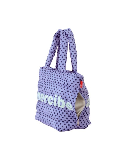 mercibeaucoup,（メルシーボークー）の「メルシーボークー、 / メルートート / トートバッグ（バッグ・レディース・light blue(11)/silver gray(23)・-）」の5枚目の写真