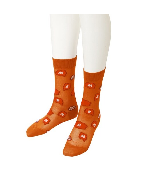 mercibeaucoup,（メルシーボークー）の「メルシーボークー、 / メンズ チリクモソ / ソックス（レッグウェア・メンズ・navy(13)/orange(20)/gray(24)・03）」の5枚目の写真