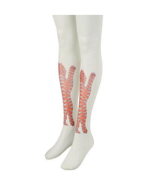 mercibeaucoup,（メルシーボークー）の「メルシーボークー、 / ドラゴンタイ / タイツ（レッグウェア・レディース・white(01)/navy(13)/wine(22)・01）」の6枚目の写真