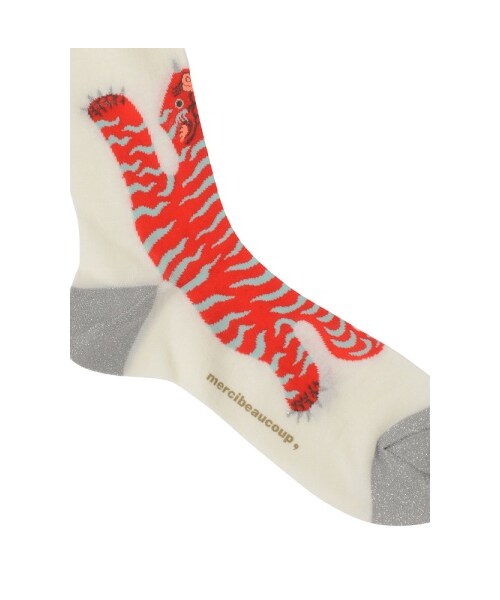 mercibeaucoup,（メルシーボークー）の「メルシーボークー、 / メンズ ドラゴンソ / ソックス（レッグウェア・メンズ・white(01)/navy(13)/wine(22)・03）」の5枚目の写真
