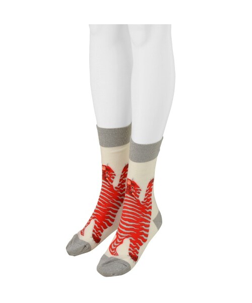 mercibeaucoup,（メルシーボークー）の「メルシーボークー、 / メンズ ドラゴンソ / ソックス（レッグウェア・メンズ・white(01)/navy(13)/wine(22)・03）」の6枚目の写真