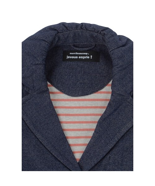 jevous enprie!（ジュヴゾンプリ）の「jevous enprie! / ジュヴポン / ジャケット（ジャケット/アウター・レディース・navy(13)/silver gray(23)・01）」の5枚目の写真