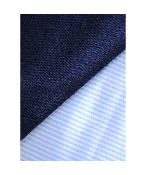 jevous enprie!（ジュヴゾンプリ）の「jevous enprie! / ドッキングジャージ� / カットソー（トップス・レディース・off white(02)/navy(13)/light pink(17)・01）」の5枚目の写真