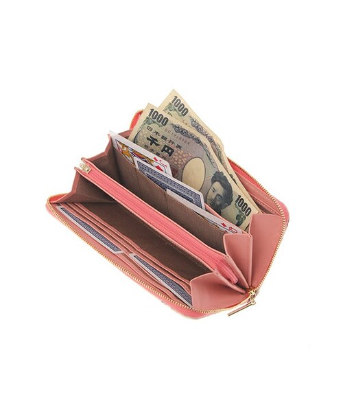 Rebecca Taylor（レベッカテイラー） ぬる ラウンドファスナーリボン財布