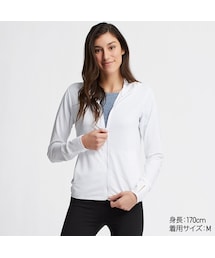 UNIQLO | エアリズムUVカットメッシュパーカ（長袖）(パーカー)