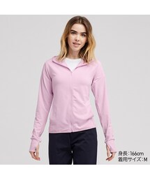 UNIQLO | エアリズムUVカットメッシュパーカ（長袖）(パーカー)
