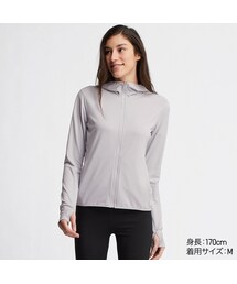 UNIQLO | エアリズムUVカットメッシュパーカ（長袖）(パーカー)