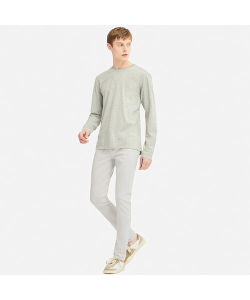 UNIQLO（ユニクロ）の「EZYスキニーフィットカラージーンズ（丈長め82cm）（デニムパンツ・メンズ・BLUE 64/BLACK 09/LIGHT GRAY 02/BEIGE 31/OLIVE 56/NAVY 69・S/XXL/XS/L/4XL/3XL/XL/M）」の3枚目の写真