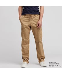 UNIQLO : Cイージーワークパンツ　ブラウン　L UNIQLO C イージーワークパンツ M ブラウン 茶 321-475601