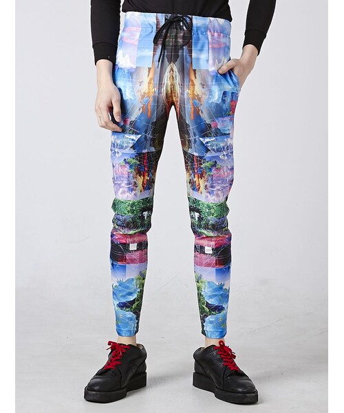 PLASTIC TOKYO(プラスチックトーキョー)の「LHP/エルエイチピー/PLASTICTOKYO/プラスティックトーキョー/GRAPHIC PANTS(パンツ・メンズ・RED/BLUE/OTHER・F)」の14枚目の写真