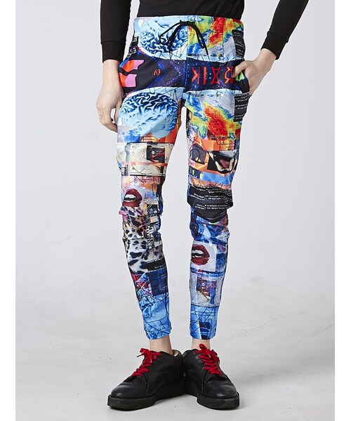 PLASTIC TOKYO(プラスチックトーキョー)の「LHP/エルエイチピー/PLASTICTOKYO/プラスティックトーキョー/GRAPHIC PANTS(パンツ・メンズ・RED/BLUE/OTHER・F)」の3枚目の写真