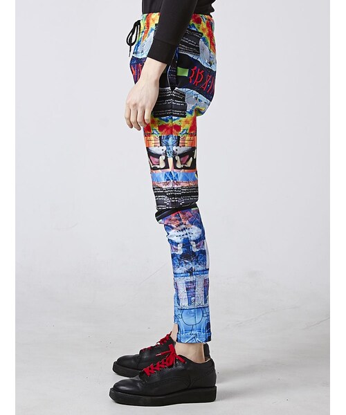 PLASTIC TOKYO(プラスチックトーキョー)の「LHP/エルエイチピー/PLASTICTOKYO/プラスティックトーキョー/GRAPHIC PANTS(パンツ・メンズ・RED/BLUE/OTHER・F)」の4枚目の写真