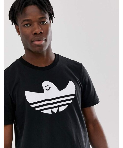 adidas(アディダス)の「Adidas Skateboarding shmoo Trefoil Logo T-Shirt Black(Tシャツ/カットソー・メンズ・Black・M/XL/XS/XXL/S/L)」の2枚目の写真