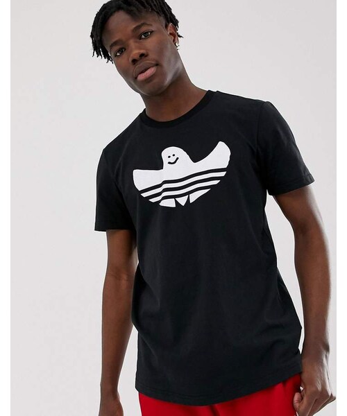 adidas(アディダス)の「Adidas Skateboarding shmoo Trefoil Logo T-Shirt Black(Tシャツ/カットソー・メンズ・Black・M/XL/XS/XXL/S/L)」の1枚目の写真