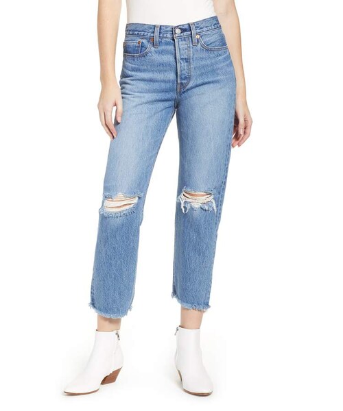 levi's wedgie cropped jeans