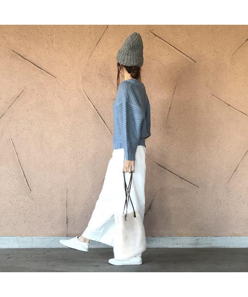 copine(コピン)の「ドロップショルダーざっくりニット(3color)(ニット/セーター・レディース・その他)」の6枚目の写真