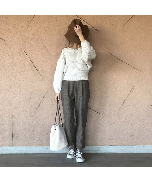 copine(コピン)の「ドロップショルダーざっくりニット(3color)(ニット/セーター・レディース・その他)」の3枚目の写真