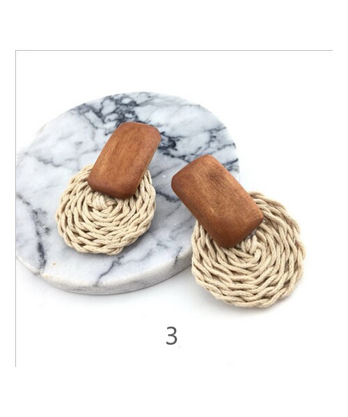 copine(コピン)の「ウッドデザインピアス(6デザイン)【クリックポスト対象商品】(ピアス(両耳用)・レディース・その他)」の3枚目の写真