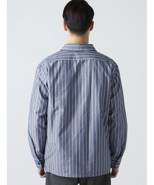 schott（ショット）の「Schott (ショット) T/C長袖ストライプワーク