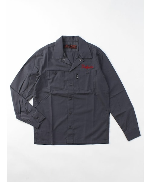 schott（ショット）の「Schott (ショット) T/C長袖ワークシャツ