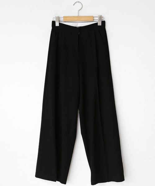 DHOLIC（ディーホリック）の「ヘリンボーンセミワイドパンツ（その他パンツ・レディース・ベージュ/グレー/ブラック・S/M/L）」の2枚目の写真