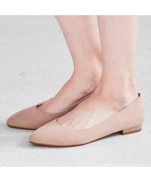 ORiental TRaffic（オリエンタルトラフィック）の「ポインテッドフラットパンプス（その他・レディース・ベージュ/ブラック/グリーン/ピンク・33/34/35/36/37/38/39/40/41/42/43）」の13枚目の写真