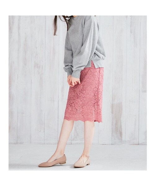 ORiental TRaffic（オリエンタルトラフィック）の「ポインテッドフラットパンプス（その他・レディース・ベージュ/ブラック/グリーン/ピンク・33/34/35/36/37/38/39/40/41/42/43）」の19枚目の写真